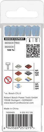 Conjunto de brocas multi-construção Bosch EXPERT HEX-9, 5 x 50 x 100 mm.